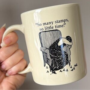 Cream Mug with Humorous Print